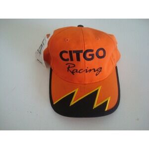 CITGO RACING SHARKTOOTH  STRAPBACK   DEADSTOCK HAT CAP‎ VINTAGE C1